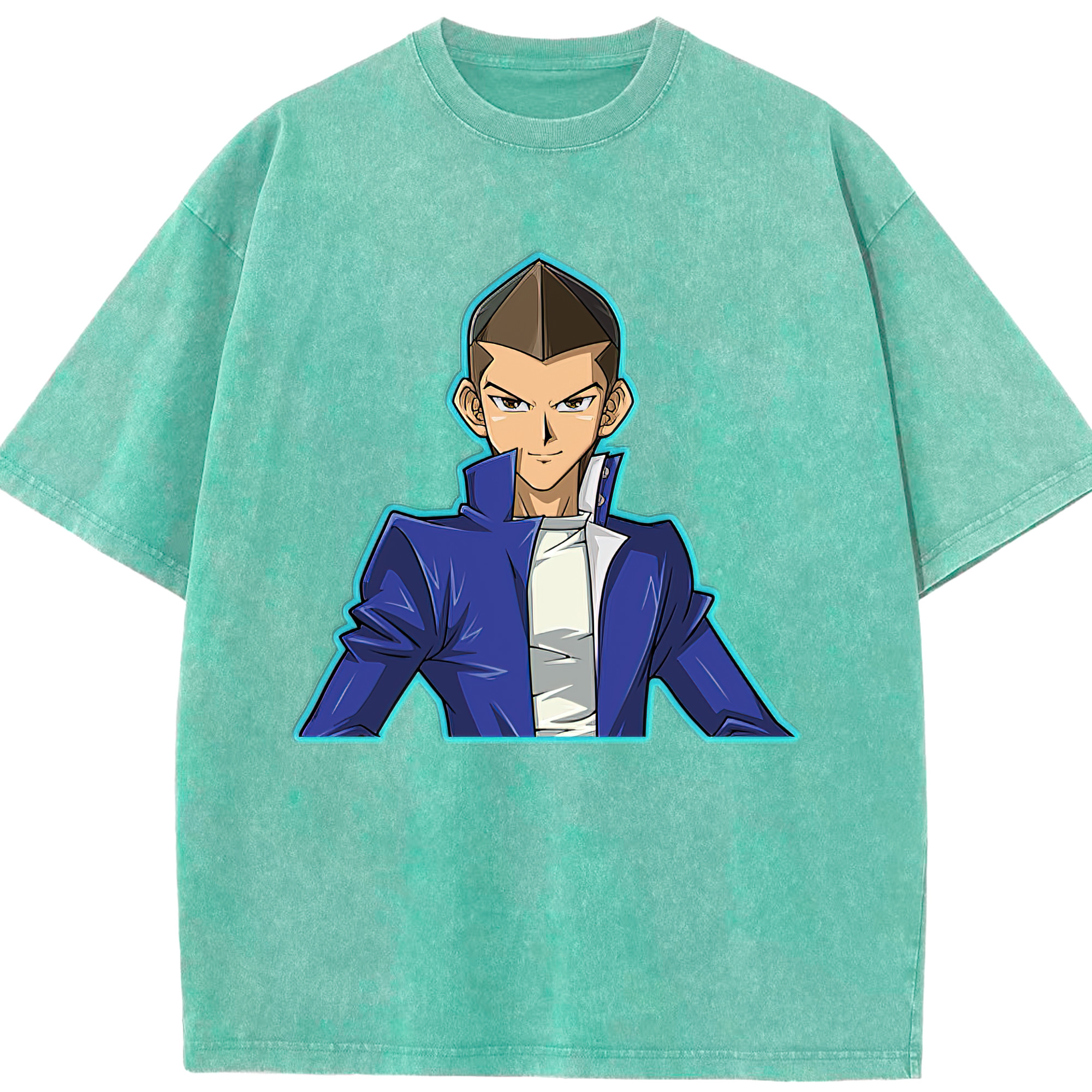 （画像用） 遊☆戯☆王 Yu-Gi-Oh! 綿100% ヴィンテージ風 半袖Tシャツ（フロントプリント）